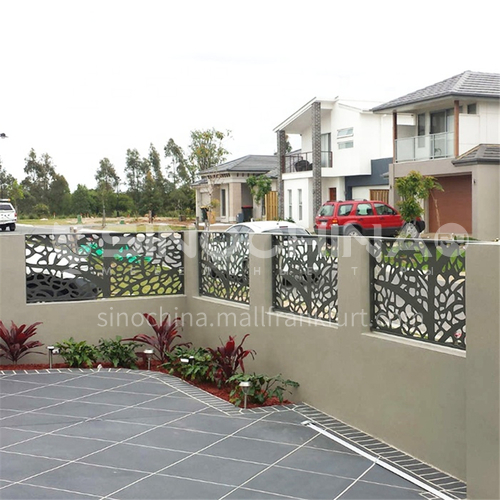 Aluminum garden fence